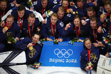 Сборная Финляндии по хоккею впервые в истории завоевала олимпийское золото