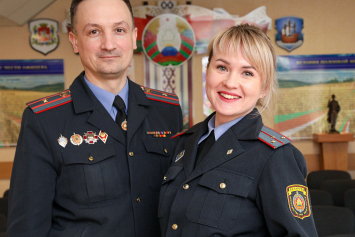 Служба Родине всегда стояла во главе угла: в семье полоцких милиционеров погоны носят даже женщины