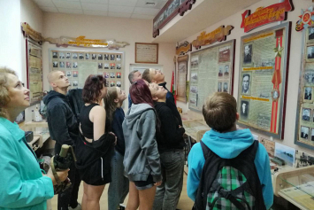Могилевские школьники посетили комнату истории боевой и трудовой славы локомотивного депо Могилев