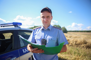 Один летний день из жизни сельского участкового инспектора в Калинковичском районе