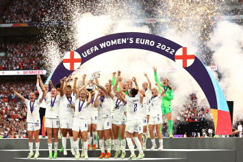 Сборная Англии стала победителем футбольного чемпионата Европы среди женских команд