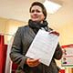 Кандидат в Президенты Татьяна Короткевич проголосовала на выборах за себя
