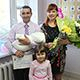 В Бобруйске поздравили родителей 5000-го малыша, родившегося в обновленном роддоме