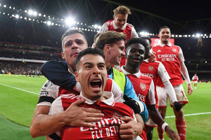 «Арсенал» одержал волевую победу над «Вест Хэмом» в матче Английской премьер-лиги по футболу