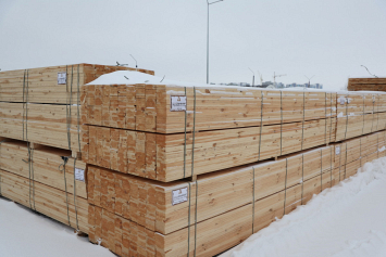 Организации Минлесхоза в феврале поставили на экспорт 81 тысячу кубометров пиломатериалов