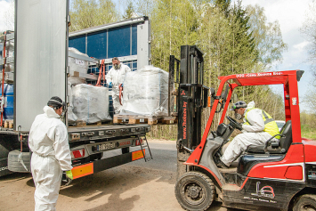 Опасные отходы вывозят из Беларуси в Германию на уничтожение
