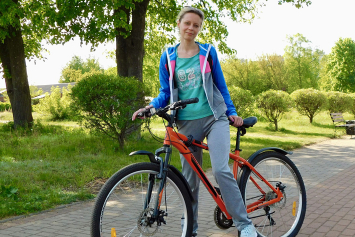  Наталья Бердник из Бобруйска: велосипед дает мне легкость в теле, помогает сбросить напряжение