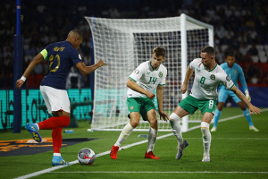 Команда Франции обыграла ирландцев в матче квалификации ЧЕ по футболу