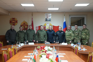 Внутренние войска и спецподразделения МВД Беларуси посетила делегация Росгвардии 