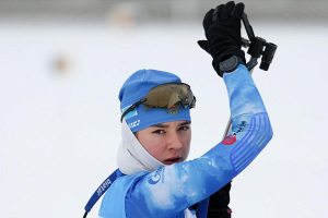 Гореева выиграла индивидуальную гонку на этапе Кубка России по биатлону