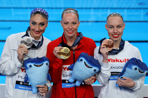 Белорусская синхронистка Хондошко завоевала бронзовую медаль на чемпионате мира в Дохе