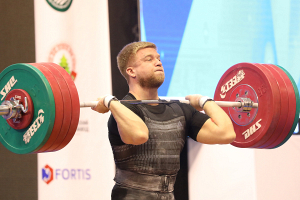 Белорус Павел Ходасевич занял третье место на чемпионате Европы по тяжелой атлетике