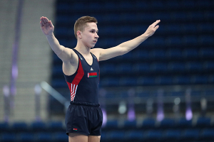 Литвинович завоевал бронзовую медаль на этапе Кубка мира по прыжкам на батуте в Баку