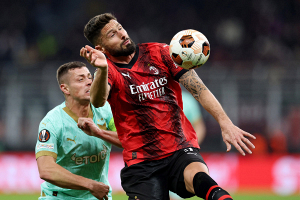 «Милан» одержал победу над пражской «Славией» в матче Лиги Европы УЕФА