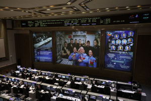 «Счастлива, что Беларусь добралась до МКС» – экипаж корабля «Союз МС-25» вышел на связь с Землей