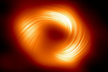 Вокруг черной дыры в центре Млечного Пути обнаружили искривленное магнитное поле
