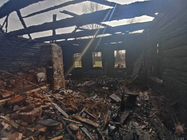 В Дзержинском районе дачники во время наведения порядка на участке спровоцировали пожар – горел жилой дом