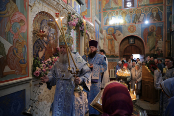 Фотофакт. В Витебске провели Божественную литургию в праздник Благовещения Пресвятой Богородицы