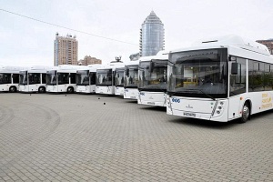 Беларусь поставила партию автобусов МАЗ в Новороссийск