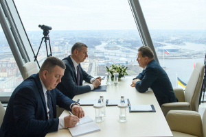 Крутой в Санкт-Петербурге обсудил с Миллером взаимодействие Беларуси и «Газпрома»