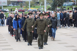 Более 100 призывников из Минска пополнили ряды Вооруженных Сил Беларуси