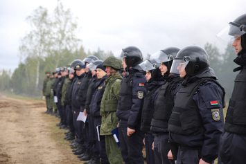 В Борисовском районе следователи, эксперты и военнослужащие провели совместные учения