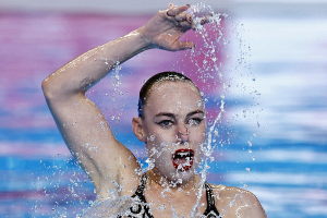 Хондошко выиграла золото и серебро на чемпионате России по синхронному плаванию 