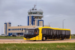Современный дизайн, инновационные агрегаты – в аэропорт Липецка поступил новый перронный автобус МАЗ