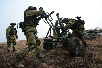 Российские военные получили новую партию буксируемых минометов