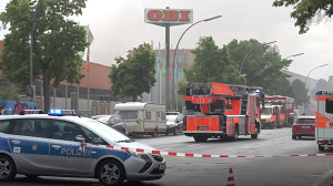 В Берлине расследуют причину пожара на предприятии Diehl Metal