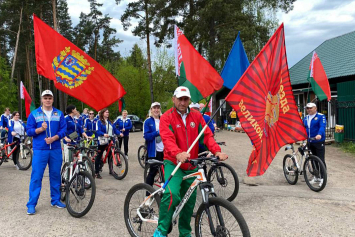 Червенский район принял эстафету областного патриотического велопробега