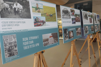 Тематическая выставка об истории Беларуси «Параллельные миры» начала работу в Москве
