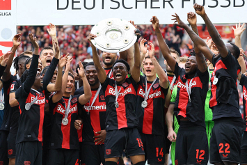 «Байер» завершил сезон чемпионата Германии по футболу без поражений