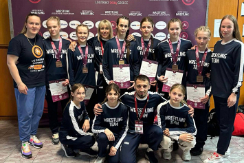 Белорусские спортсмены завоевали семь медалей на чемпионате Европы U15 по вольной борьбе в Греции