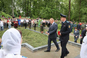 В Славгороде перезахоронили останки жертв геноцида
