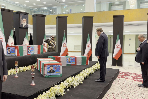 Белорусская делегация приняла участие в церемонии прощания с Президентом Ирана и сопровождавшими его лицами