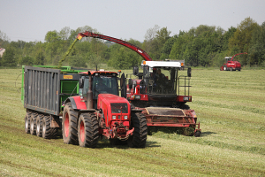 В Беларуси продолжается заготовка сенажа