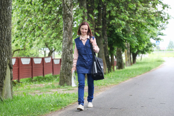 Светлана Теплоухова выбрала профессию почтальон из-за возможности общаться с людьми и быть в движении