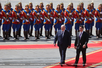 В Улан-Баторе началась встреча Лукашенко с Президентом Монголии