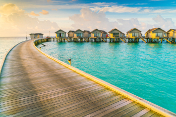 За год туристический поток на Мальдивах увеличился на 10%
