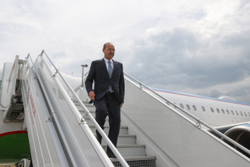 Фотофакт. Премьер-министр Узбекистана прибыл в Минск