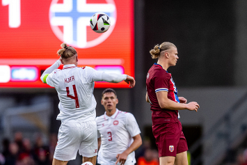 Норвежцы проиграли датчанам в товарищеском матче футбольных сборных