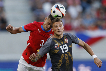 Сборная Чехии победила команду Северной Македонии в товарищеском матче