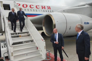 Глава Госдумы России Володин прибыл в Минск для участия в сессии Парламентского собрания Беларуси и России