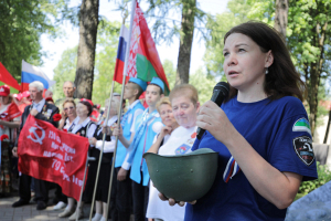 Международную патриотическую акцию встречают в Витебске