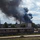 Пожар на заводе "Полимир" потушили