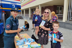 В Гродно для детей состоялся праздник безопасности с участием МЧС