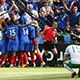 Сборная Франции переиграла команду Ирландии в 1/8 финала Евро-2016