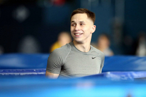 Иван Литвинович завоевал золото на Кубке мира по прыжкам на батуте