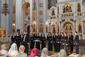 В фестивальном Витебске стартовал праздник хоровой музыки «Славянский благовест»
